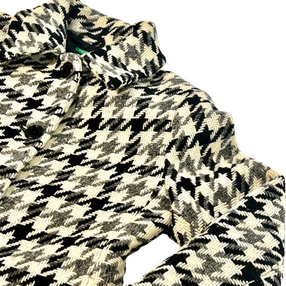 United Colors of Benetton Wool Houndstooth Jacket, size 6 - Picture 4 of 7